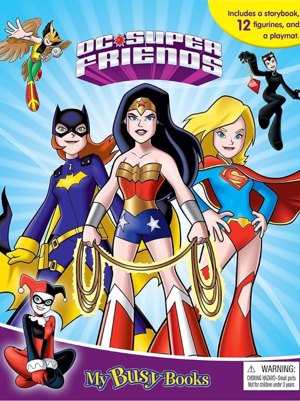 DC Super Friends - My Busy Books (includes playmat and 12 figures)